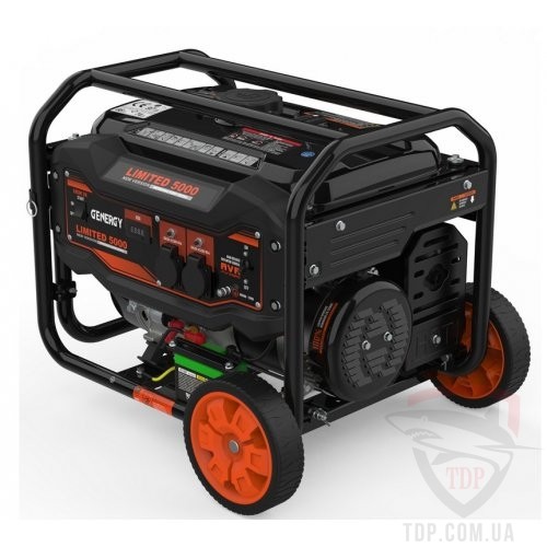 Генератор бензиновий GENERGY LIMITED 5000 RC V2 4.5кВт (240087090) - Фото №5