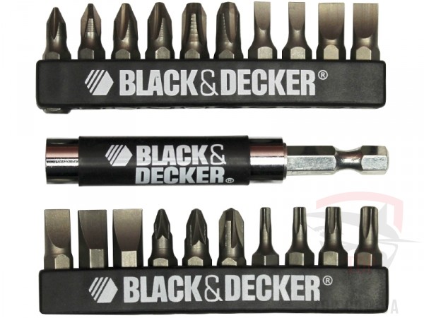 Биты и адаптеры Набор бит BLACK+DECKER 25 мм 21 шт (A7074)