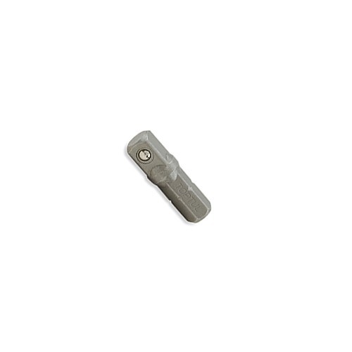 Переходник 1/4"х1/4" L25 (6-гр. х квадрат)  TOPTUL FSKA0808