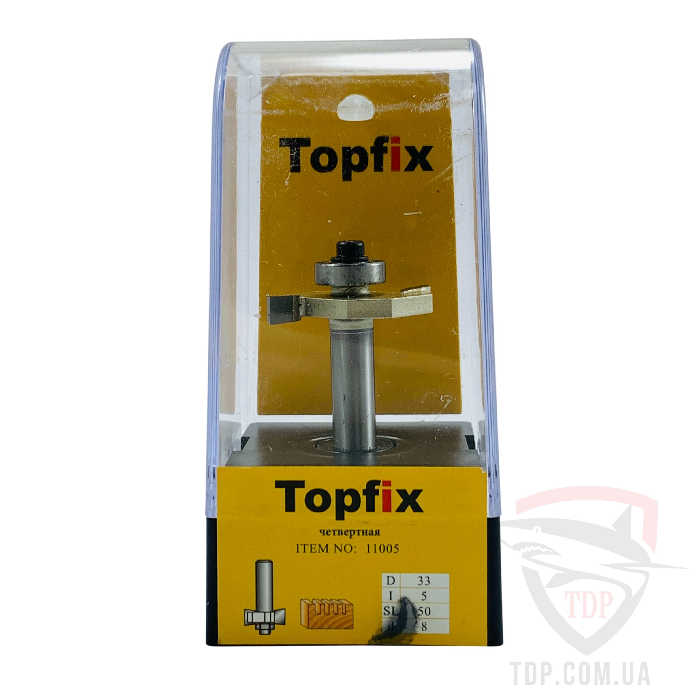 Фреза кромкова фальцева Topfix 1023 D33 d8 L64 h5 z2 (11005) - Фото №3