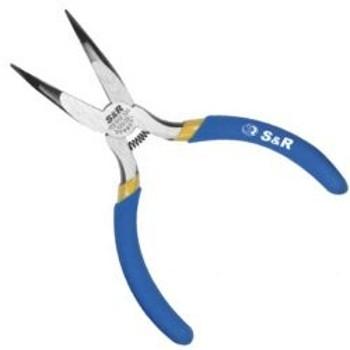 Плоскогубцы удлиненные S&R 172012125 загнутые mini 125x33 мм