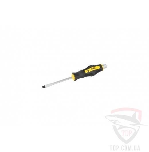 Ручной инструмент Викрутка ударна плоска магнітна MasterTool EXTERNAL HEX SL6x100 мм (49-6610)