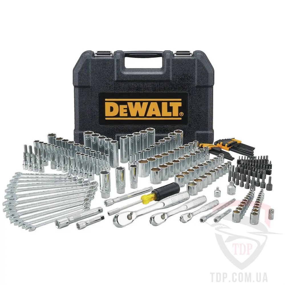 Ручной инструмент Набір інструментів DeWALT 1/4" 3/8" 1/2" 247 предметів (DWMT81535-1)