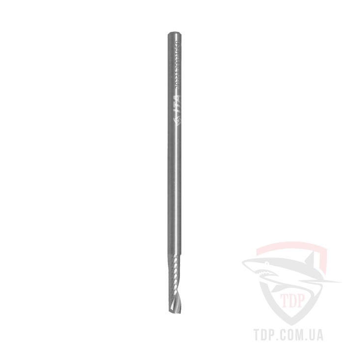 Фрезы для ЧПУ Фреза спіральна однозуба Ita Tools D3 d3 L60 h12 (ST01.03.012.060.03R)