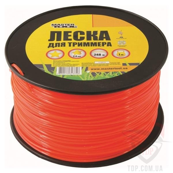 Леска MASTER TOOL для триммера звезда 2.4мм x 248м 1кг (19-1924)