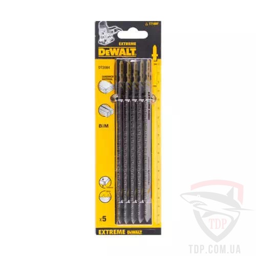 Пилки для лобзика Пилочки для лобзиків DeWALT по сендвіч панелям 180мм T718BF (DT2084)