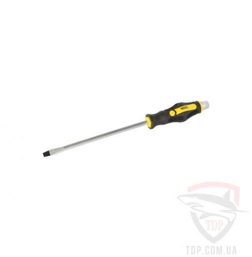 Ручной инструмент Викрутка ударна плоска магнітна MasterTool EXTERNAL HEX SL8x200 мм (49-6820)