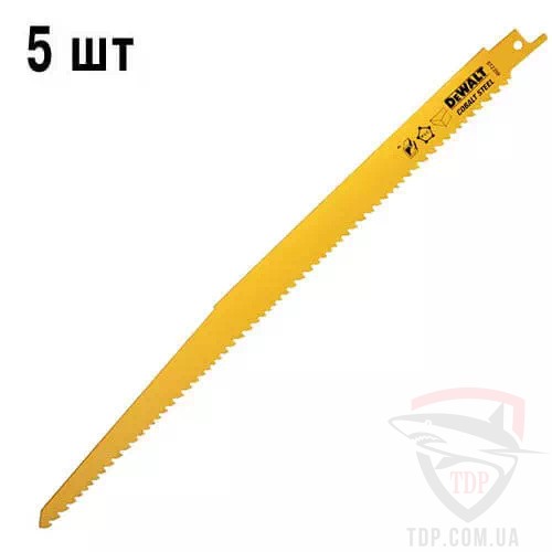 Полотно пильне DeWALT для деревини 305 мм 6 TPI 5шт (DT2350) - Фото №2