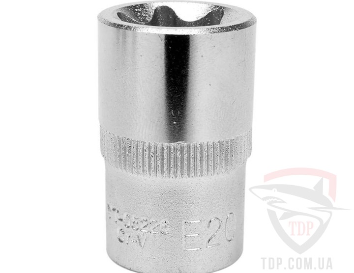 Ручной инструмент Головка торцева YATO TORX E20 1/2" 38 мм (YT-05226)