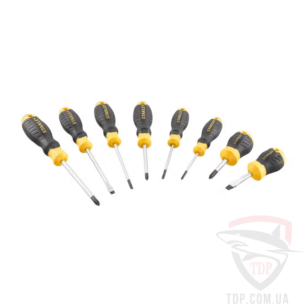 Ручной инструмент Набір викруток STANLEY CushionGrip 8шт (STHT16167-0)