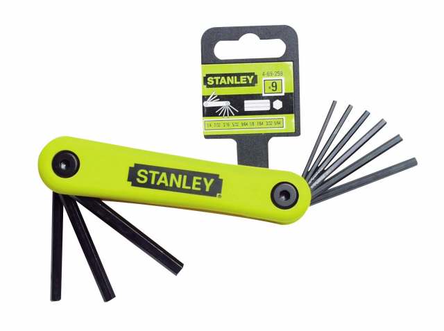 Набор шестигранных складных ключей Stanley 4-69-259 (9 шт)