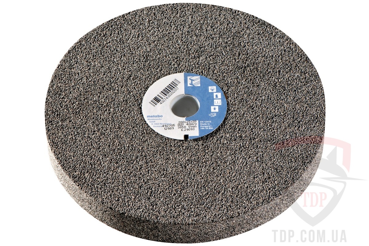 Абразивно-шлифовальный инструмент Круг заточний Metabo 125x20x12мм 60P (629090000)