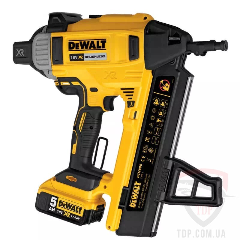 Пістолет цвяхозабивний акумуляторний по бетону DeWALT 18В XR Li-Ion (DCN890P2) - Фото №3
