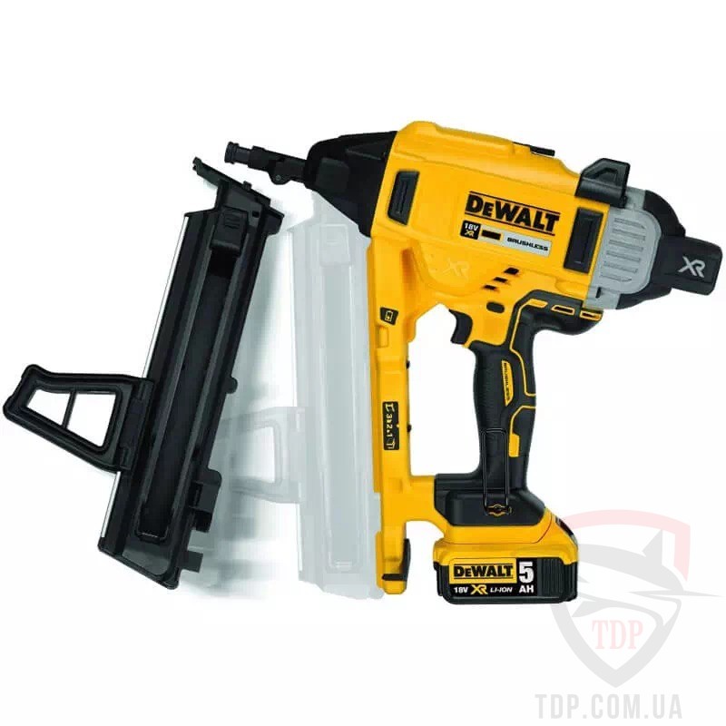 Пістолет цвяхозабивний акумуляторний по бетону DeWALT 18В XR Li-Ion (DCN890P2) - Фото №2