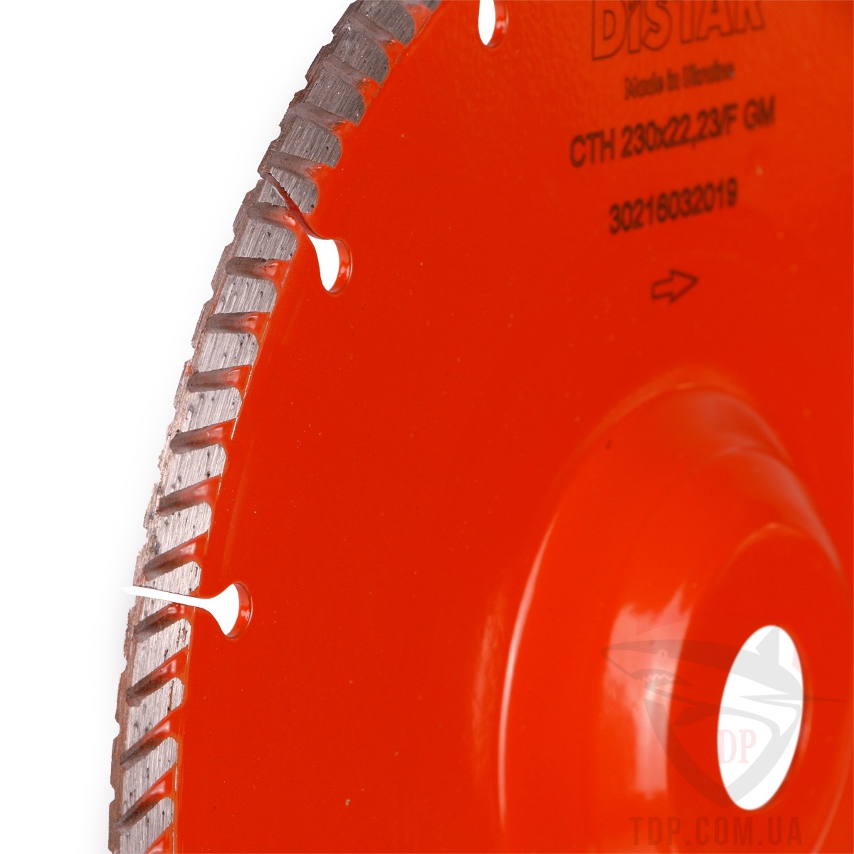 Диск алмазний по граніту Distar Turbo Laser CTH GM 230x2.3x9x22.23мм (30216032019) - Фото №3