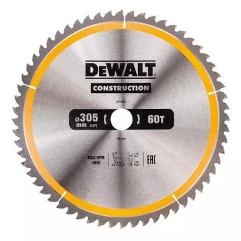 Пильные диски Диск пильный DeWALT СONSTRUCTION 305x30x60z (DT1960)