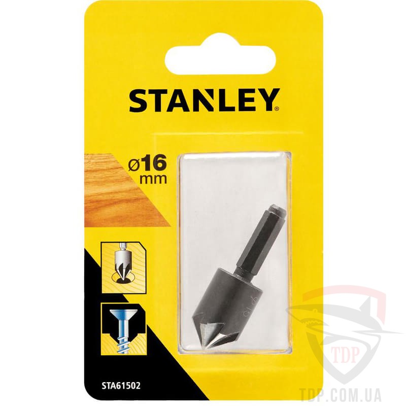 Сверла по дереву Зенкер по дереву STANLEY 16 мм (STA61502)