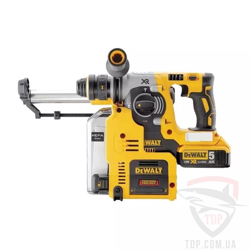 Перфоратор акумуляторний DeWALT SDS-Plus 18В (DCH275P2) - Фото №3