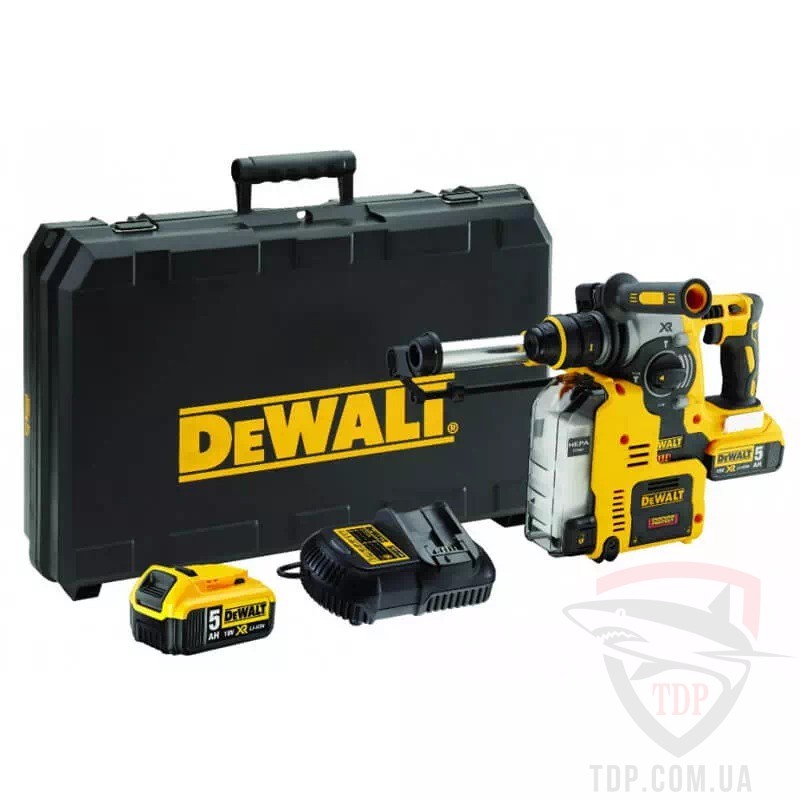 Перфораторы Перфоратор акумуляторний DeWALT SDS-Plus 18В (DCH275P2)
