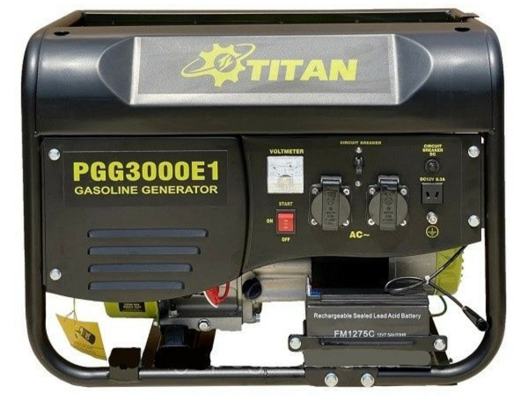 Оборудование Генератор бензиновый Titan PGG3000E1