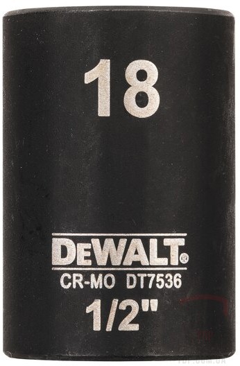 Ручной инструмент Головка торцевая ударная DeWALT 18 мм (DT7536)