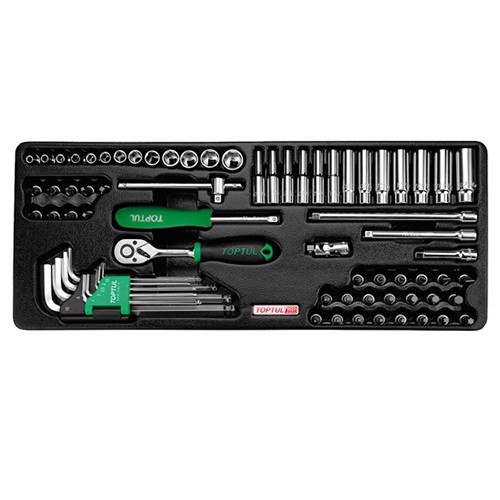 Ручной инструмент Набор инструмента  1/4"  72ед. (в ложементе, тип В)  TOPTUL GCAT7202