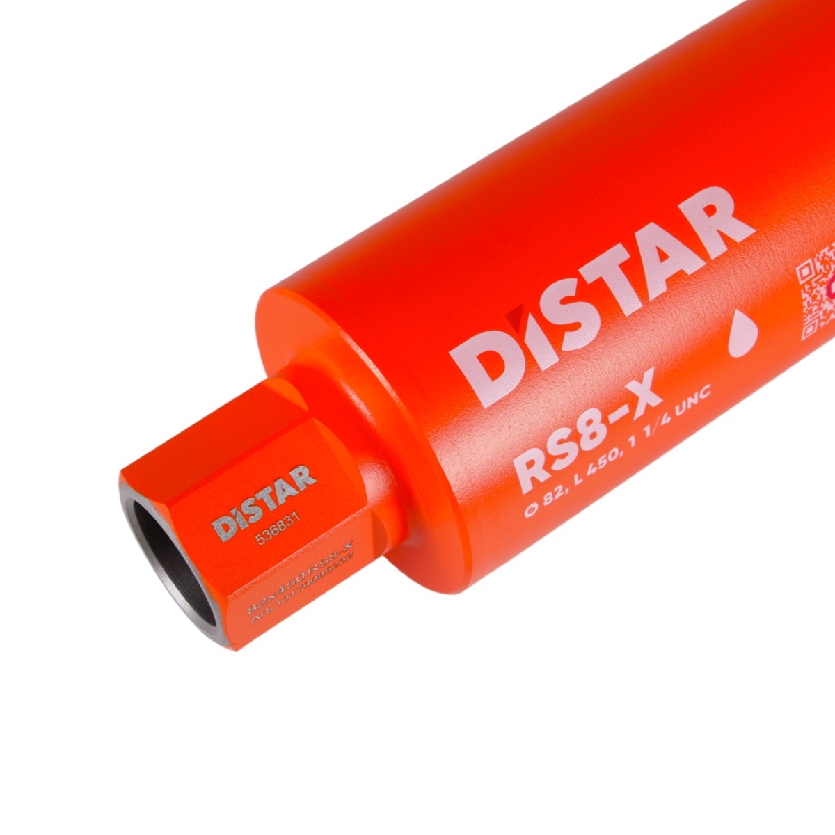 Свердло алмазне по високоармованому бетону Distar RS8-X 82x450-7x1 1/4 UNC (10170085232) - Фото №2