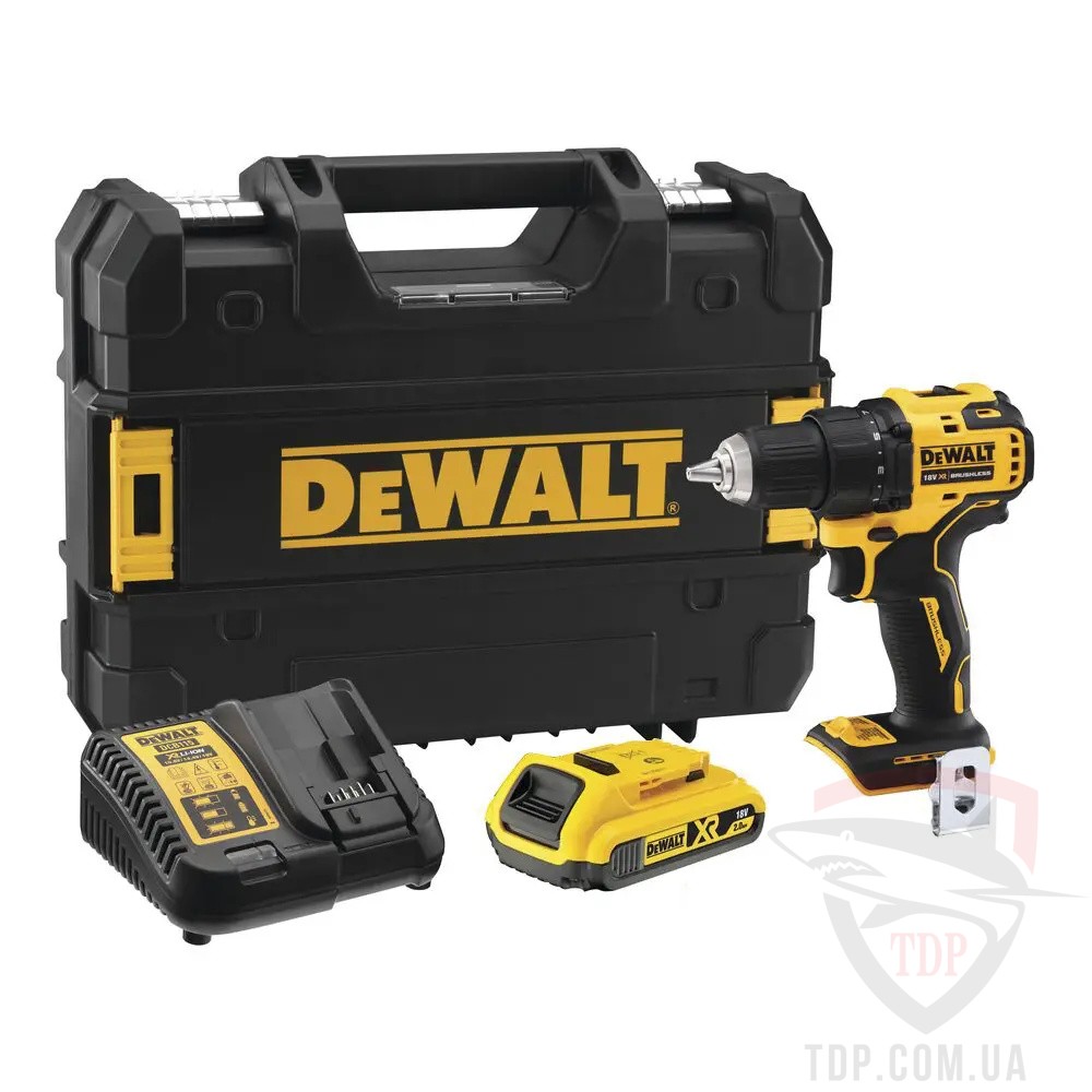 Электроинструмент Дриль-шурупокрут DeWALT XR Li-Ion 18В 2 Аг (DCD708D1T)