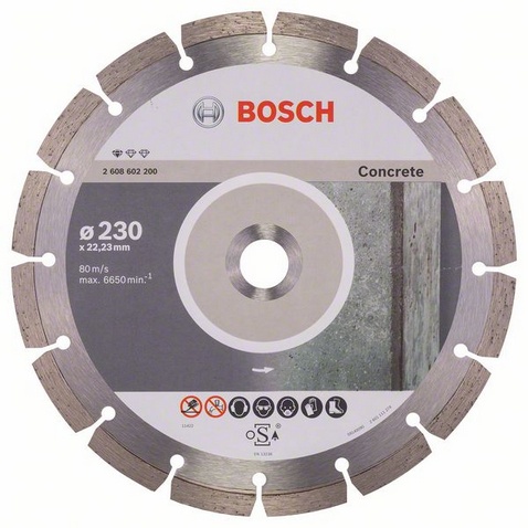 Алмазный диск Bosch Standard for Concrete 230*22 - Фото №2