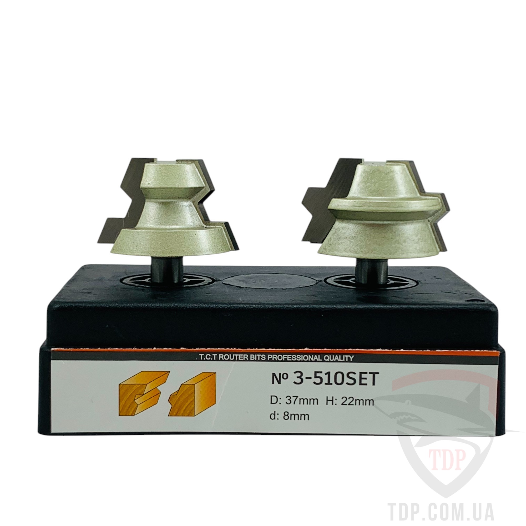 Набір фрез для зрощування VATZO 3510 set D37 d8 L57 h22 - Фото №4