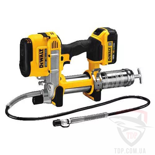 Пістолет масляний акумуляторний DeWALT 18В XR Li-ion (DCGG571M1) - Фото №2