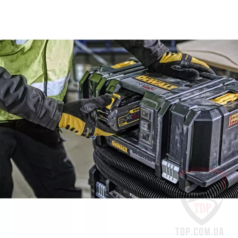 Пилосос акумуляторний DeWALT 54В XR FLEXVOLT Li-lon (DCV586MN) - Фото №3