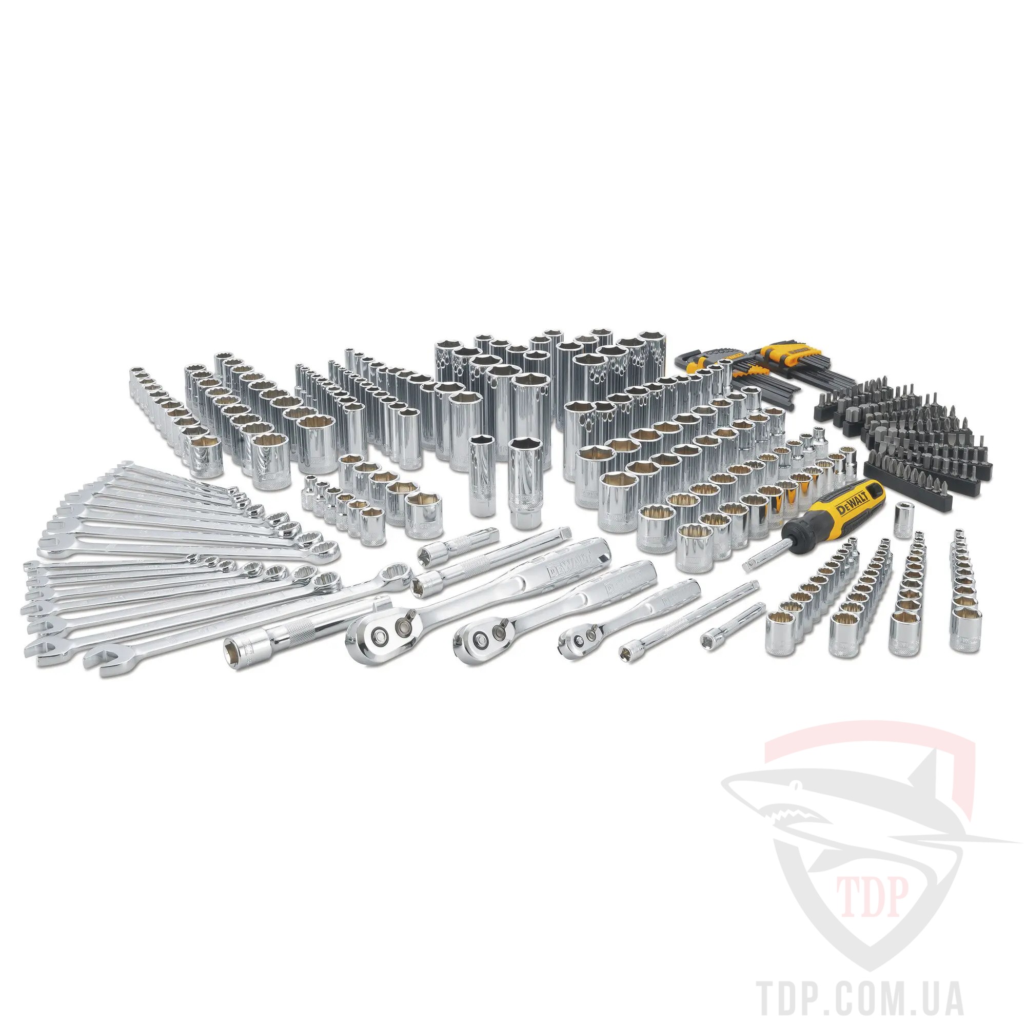 Ручной инструмент Набір інструментів DeWALT 1/4" 3/8" 1/2" 341 предмет (DWMT45341-1)