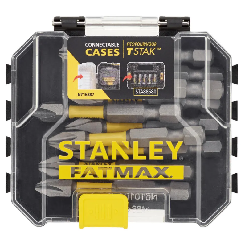 Биты и адаптеры Набор бит STANLEY PH2 50 мм (STA88573)