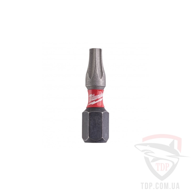 Биты и адаптеры Біта Milwaukee Shockwave 30xLife TX25 25мм 2 шт (4932430879)