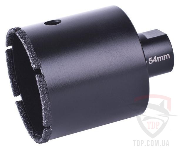 Алмазный инструмент Коронка алмазная по керамограниту Wolfcraft Ceramic D54 L45 мм (5947000)