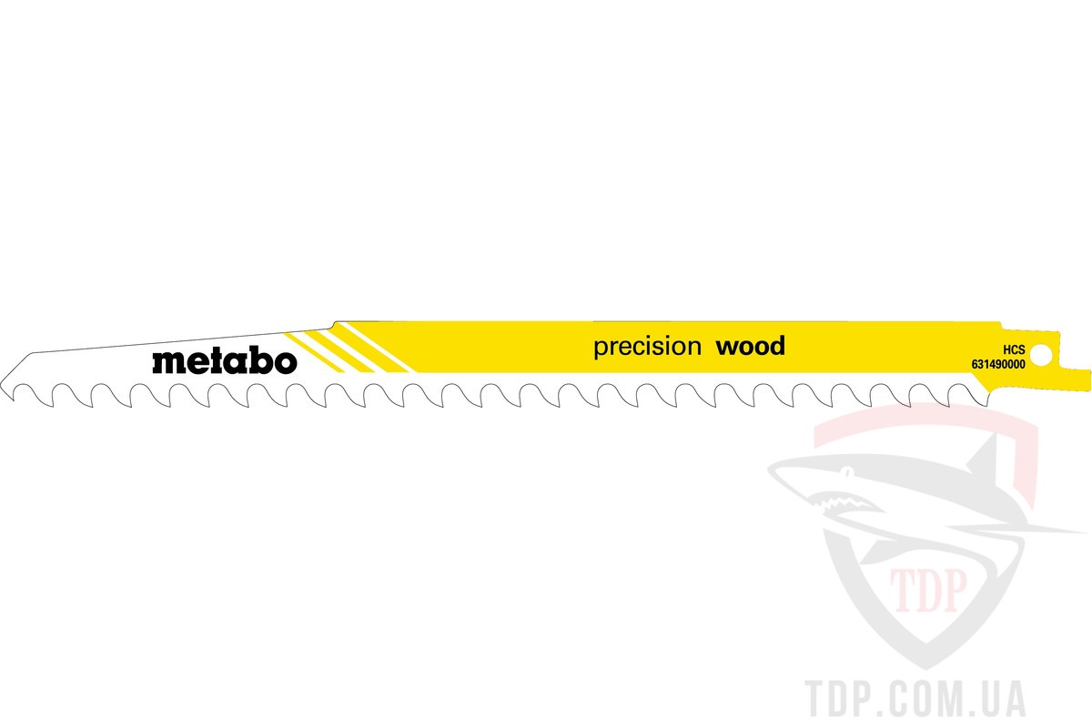 Оснастка Полотно для шабельних пил Metabo Precision Wood 240мм 5шт (631490000)