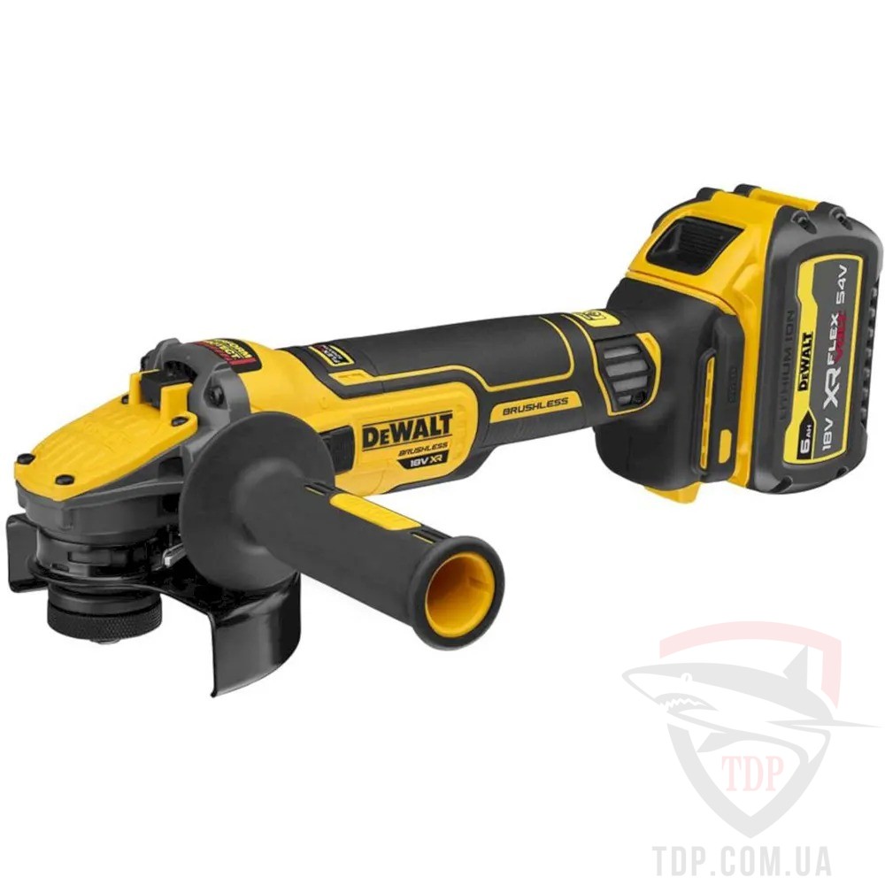 Шліфмашина кутова акумуляторна DeWALT 18 B XR Li-lon (DCG409VST1) - Фото №4