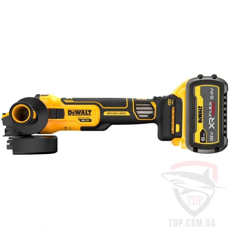 Шліфмашина кутова акумуляторна DeWALT 18 B XR Li-lon (DCG409VST1) - Фото №3