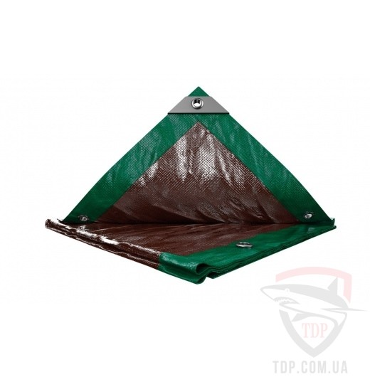 Дом и Отдых Тент двосторонній MasterTool GREEN/BROWN 6x8 м 130г/м2 (89-4608)