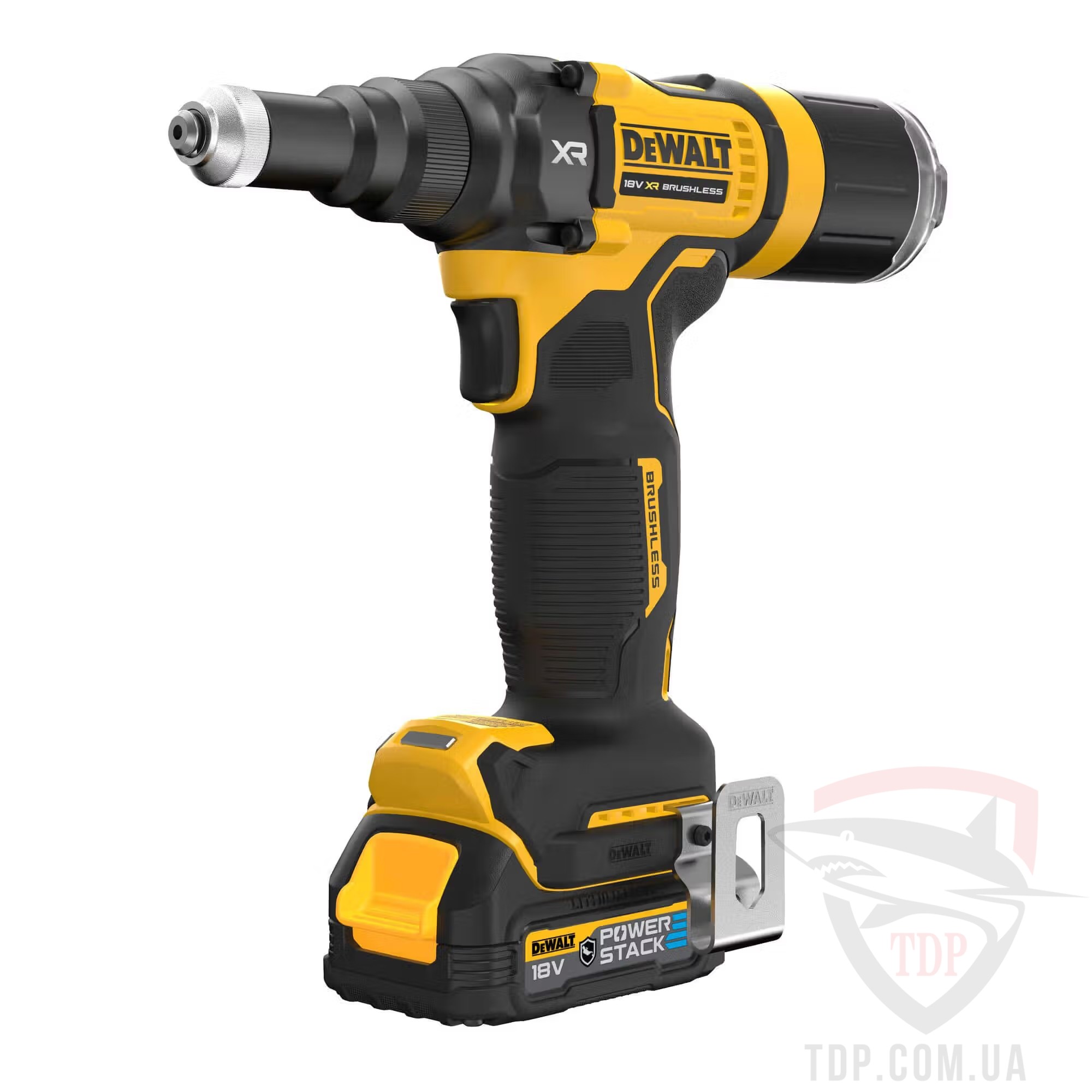 Ручные заклёпочники Заклепочник акумуляторний DeWALT 18 В XR Li-Ion PowerStack GFN (DCF403E1GT)