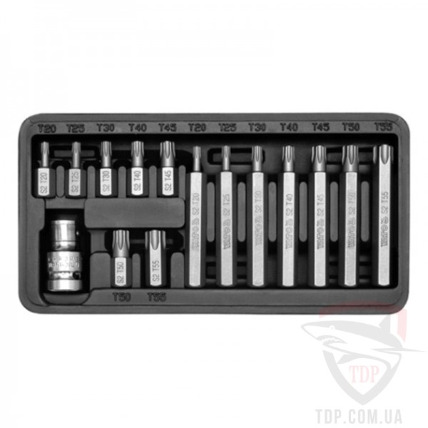 Набор бит YATO Torx с держателем (YT-0411)