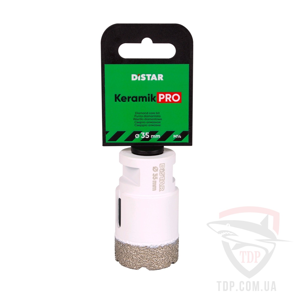 Коронка алмазна по керамограніту Distar Keramik Pro 35x30xM14 (89568442095) - Фото №4