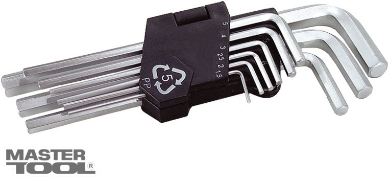 Набор ключей MASTER TOOL  75-0956 (1.5-10мм L74-172мм)