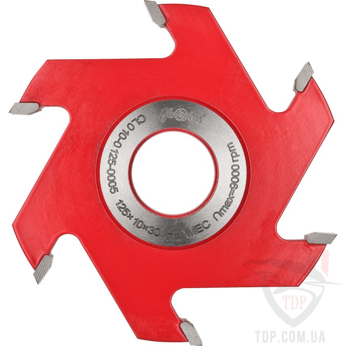 Фрезы по дереву (насадные) Фреза пазовая Globus 125x30x3x6z (CL010-0125-0001)