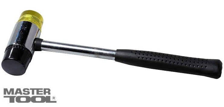 Ручной инструмент Молоток жестянщика MASTER TOOL 02-0331-Б резина/пластик (400г)