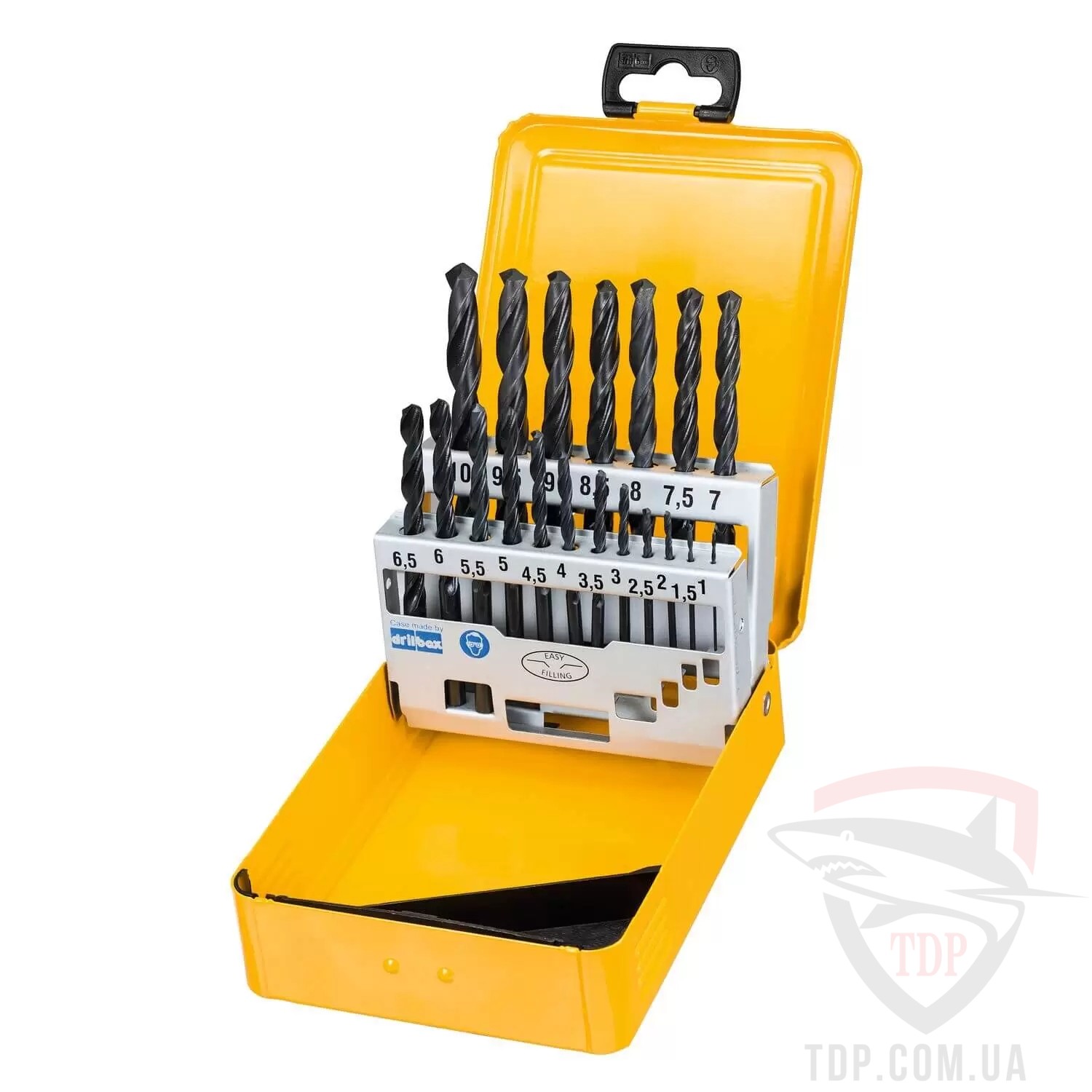 Набір свердел по металу DeWALT HSS-R 1-10мм 19шт (DT5913)