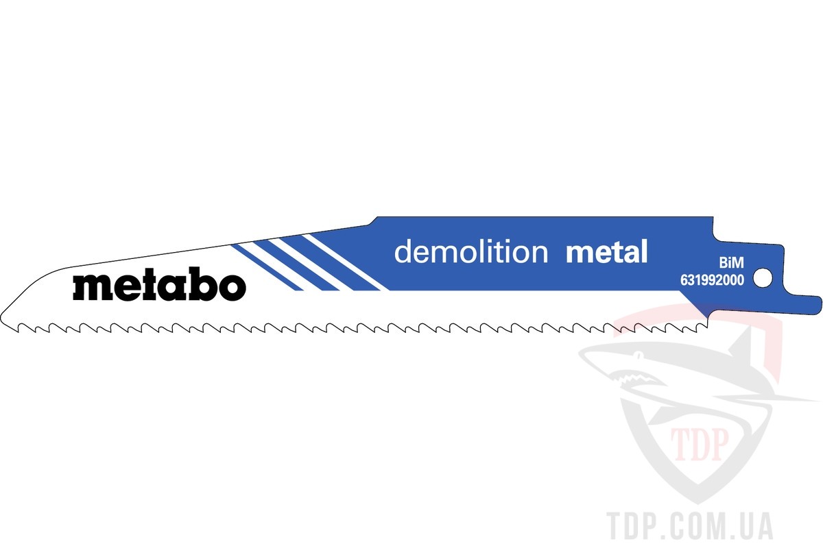 Оснастка Полотно для шабельної пили Metabo по металу Demolition Metal 5шт (631992000)
