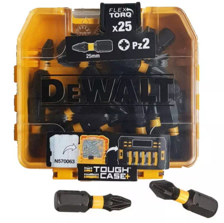 Набор бит DeWALT Pz2 25 мм 25 шт (DT70556T)