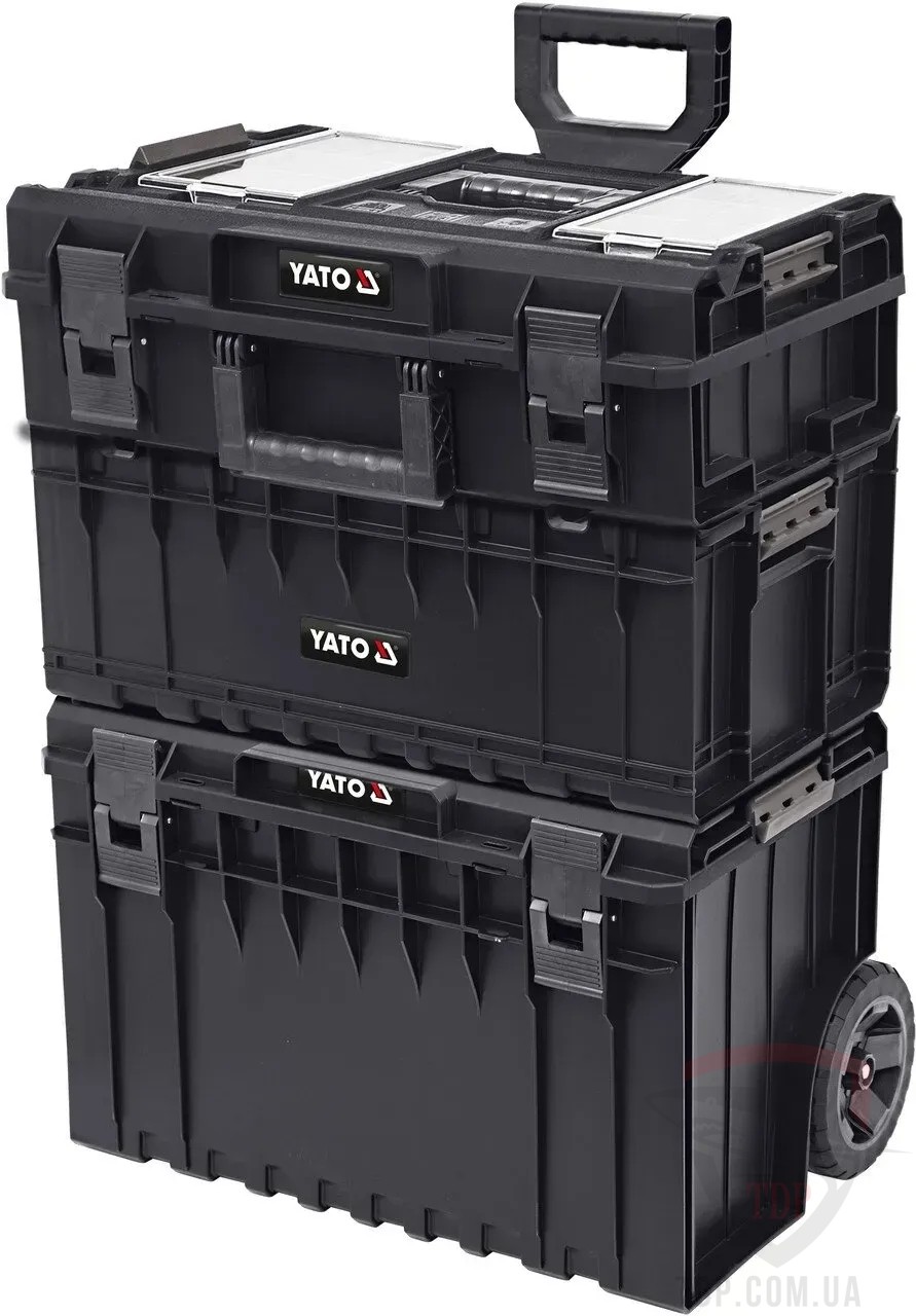 Ящик для інструментів YATO 3 секції 585x425x810 мм (YT-09161)